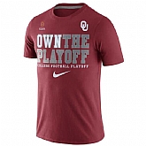 Oklahoma Sooners Nike 2016 College Football Playoff Bound Own the Playoff WEM T-Shirt - Crimson,baseball caps,new era cap wholesale,wholesale hats
